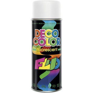 Флуорисцентна фарба аерозольна DecoColor білий 400мл 101065 фото