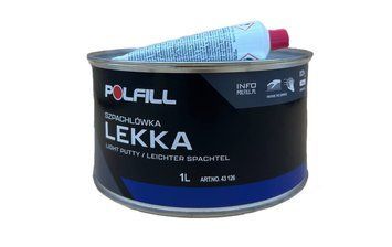 Шпаклівка легка "Lekka"+ затв. 1л світло блакитна Polfill 97850 фото