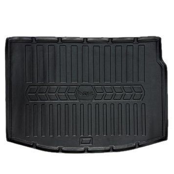 Килим в багажник Renault Megane III 2008-2015 хетчбек, SOVA-PL, гумовий, чорний 107719 фото