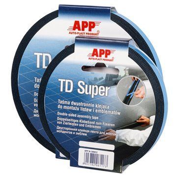 Скотч двосторонній 6мм х 5м "TD Super" синій APP, 040810 98654 фото