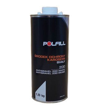 Антигравій під пістолет (баранек) 200 білий 1,8кг Polfill 99398 фото