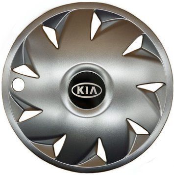 Автомобільні модельні ковпаки R14 Kia 210 4шт, SJS, сріблясті 90678 фото