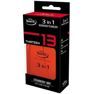 Ароматизатор для авто спрей "3 in 1" Strawberry Mint (Полуниця та м'ята) 50мл Tasotti 90358 фото