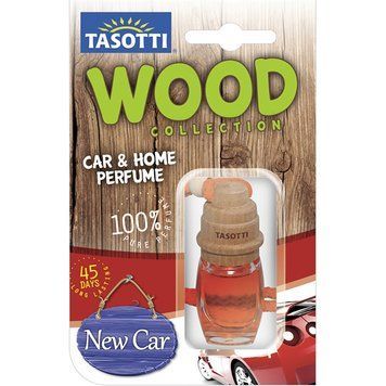 Ароматизатор для авто пробка "Wood" New Car (Нова машина) 7мл Tasotti 63595 фото