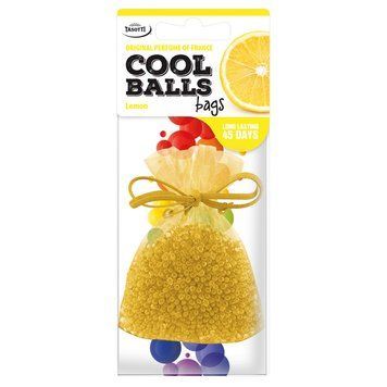 Ароматизатор для авто мішочок "Cool Balls" Lemon (Лимон) 25г Tasotti 94246 фото