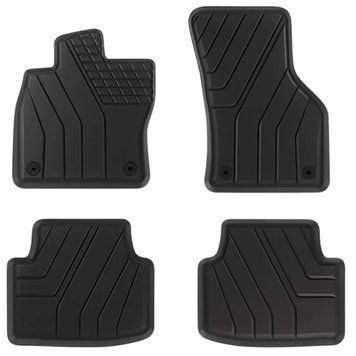 Килимки в салон Seat Leon IV з 2020, 4шт, Amal Plast, гумові, чорні 110295 фото