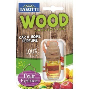 Ароматизатор для авто пробка "Wood" Fruit (Фрукти) 7мл Tasotti 63609 фото