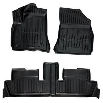 Килимки в салон Citroen C4 Picasso 2006-2013, 4шт, SOVA-PL, гумові, чорні 107431 фото
