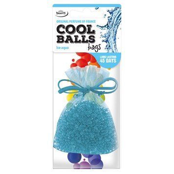 Ароматизатор для авто мішочок "Cool Balls" Ice Aqua (Крижана вода) 25г Tasotti 94250 фото