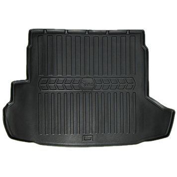 Килим в багажник Nissan X-Trail (T31) (upper trunk) 2007-2014, SOVA-PL, гумовий, чорний 107706 фото