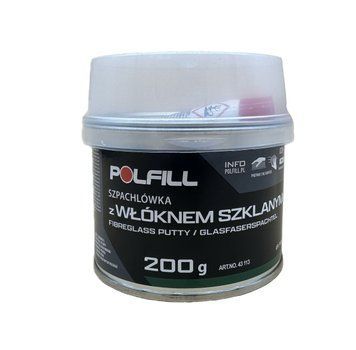 Шпаклівка із скловолокном + затв. 200г зелена Polfill 99947 фото