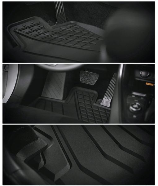 Килимки в салон Toyota Yaris Cross з 2020, 4шт, Amal Plast, гумові, чорні 110303 фото