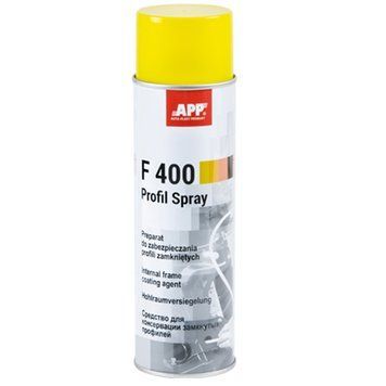 Мовіль аерозольний "Profil F400" жовтий (янтарний) зі шлангом 500мл APP, 050401 99861 фото