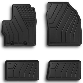 Килимки в салон Lexus LBX з 2024, 4шт, Amal Plast, гумові, чорні 110305 фото