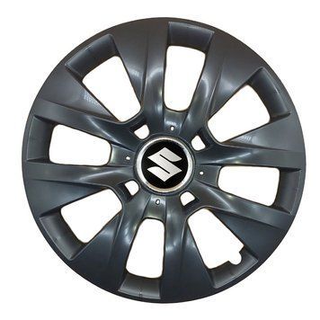 Автомобільні модельні ковпаки R15 SJS Suzuki 334 4шт, чорні 107273 фото