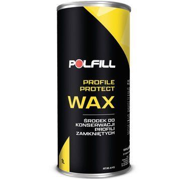 Мовіль під пістолет (баранек) "Profil Protect Wax" жовтий 1л Polfill 108126 фото