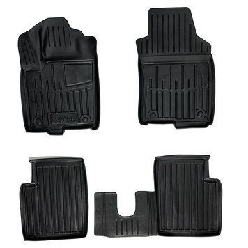Килимки в салон Lancia Ypsilon з 2011, 4шт, SOVA-PL, гумові, чорні 107497 фото