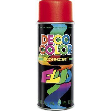 Флуорисцентна фарба аерозольна DecoColor червоний 400мл 101061 фото
