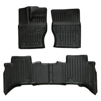 Килимки в салон Land Rover Range Rover IV (L405) 2012-2023, 4шт, SOVA-PL, гумові, чорні 107501 фото