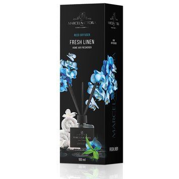 Аромадифузор для дому "Reed Diffuser" Fresh Linen (Свіжа бавовна) 100мл Marcela&Victoria 98555 фото