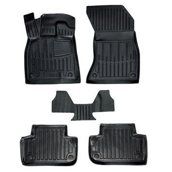 Килимки в салон Audi Q5 (FY) з 2016, 5шт, SOVA-PL, гумові, чорні 107408 фото