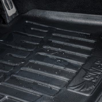 Килимки в салон Ford Focus III (C346) 2011-2018, 5шт, SOVA-PL, гумові, чорні 107453 фото