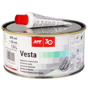 Шпаклівка універсальна легка "Vesta" + затв. 965+35мл APP, 010430 108168 фото