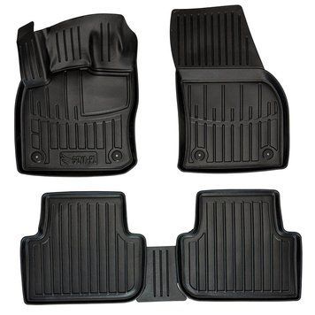 Килимки в салон Volkswagen Tiguan II з 2015, 5шт, SOVA-PL, гумові, чорні 107662 фото